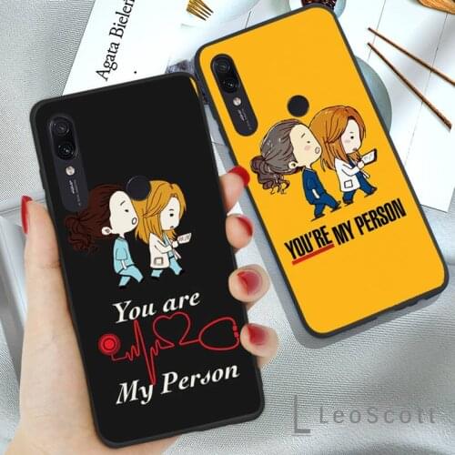 GREY GREYS ANATOMY Phone Case For Xiaomi Redmi 4x 5 plus 6A 7 7A 8 mi8 8lite 9 note 4 5 7 8 pro