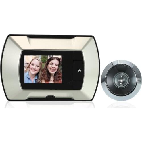 2.4" TFT LCD Screen Digital Peephole Door Smart Electronic Peephole Night Vision Door Video Camera Viewer Outdoor Door Bell