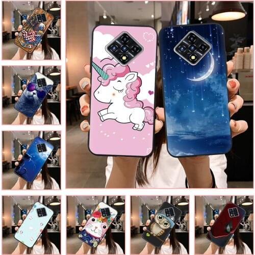 For Girls For Woman Phone Case For Infinix X687/Zero8 For Man Soft Glitter Back Cover Shockproof