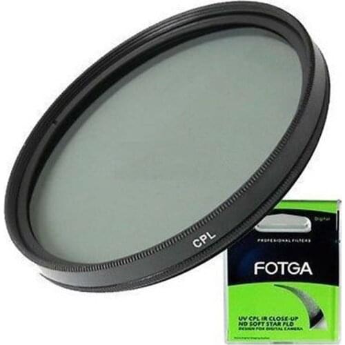 Fotga 49mm Circular Polarizing CPL C-PL Filter Lens for Canon Nikon Sony Olympus Camera lens accessories 49mm