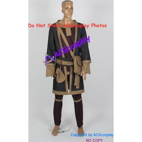 The Eldar Scrolls V Skyrim Mage Robe Cosplay Costume include big bag acgcosplay costume