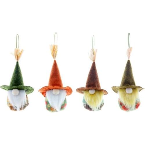 Faceless Doll 4pcs Harvest Festival Faceless Gnome Cute Plush Forest Doll Decorations Shops Or Mall Harvest Festival Ornaments