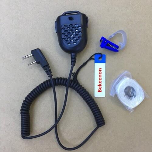 Fashion Mini MIC microphone K plug 2pins for Kenwood TK3107 Baofeng UV5R UV82 Wouxun KG-UV1P Puxing PX888 etc walkie talkie