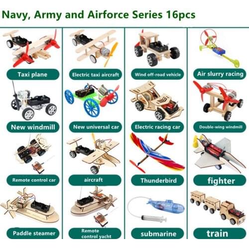 DIY Science Experiment Toys Set Kids DIY Assembly Experiment Kits Physical Toys Handmade