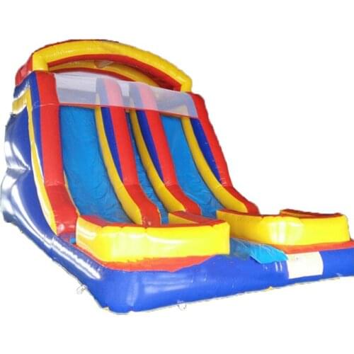 Customized double lane inflatable land slide /inflatable land slide bouncer for sale