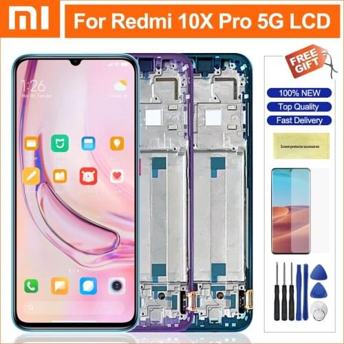 6.57'' Original Screen For Xiaomi Redmi 10X Pro 5G M2004J7BC Display Touch Screen Digitizer Assembly For Redmi 10X Pro Screen
