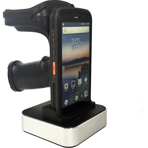 Android 8.1 Qctacore 2.5GHz Portable Mobile Computer Rugged Handheld PDA barcode Scanner 2D NFC 4G WiFi UHF RFID Reader
