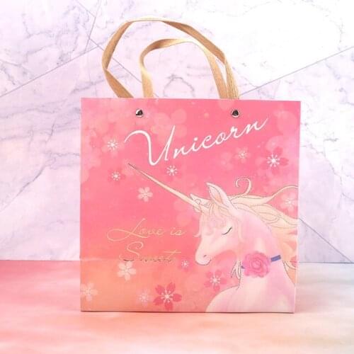 Manufacturer custom recycled kraft design packaging kids birthday party favor gift paper bags --XP2299