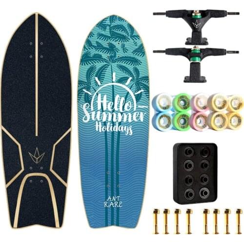 Skateboard 28", Professional Surfboard,Urban Land Cruiser Set, Big Fish Board Skateboard 29X9.5, Suitable for Adults, Children