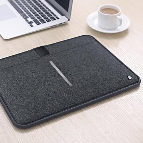 NILLKIN Laptop Bag Under 16 / 13.3 inch Laptop Liner Sleeve Waterproof Leather Bag for Macbook Notebook Protector Cover Housing