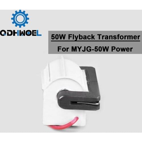 50W High Voltage Flyback Transformer Ignition Coil for CO2 Laser Power Supply PSU MYJG-50W