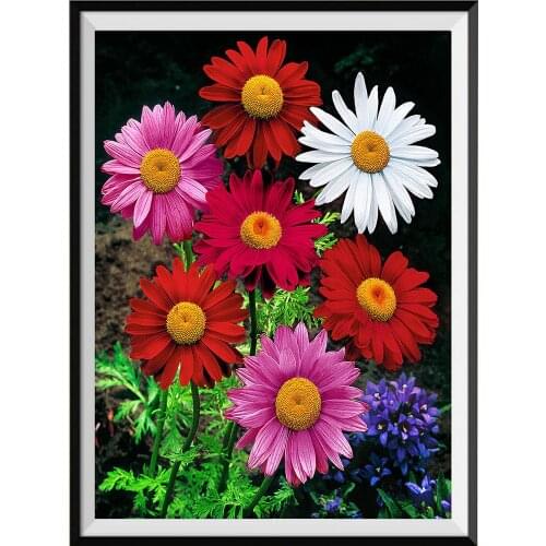 Rose Vase Flower Basket DIY Cross Stitch Embroidery 11CT Kits Needlework Craft Set Printed Canvas Cotton Thread Home Sale