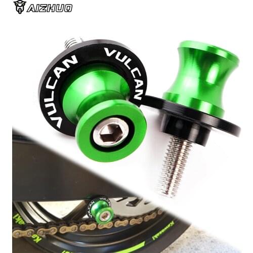 10MM Motorcycle Accessories CNC Aluminum Swingarm Spools Slider Stand Screw For Kawasaki VULCAN S 650 CC 2015-2019 2018 2017