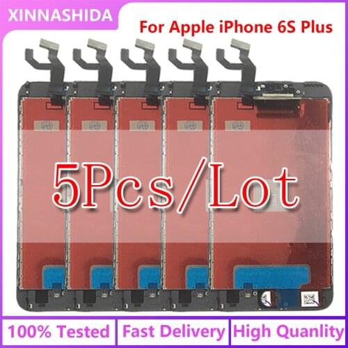 5PCS/Quality LCD Display For iPhone 6 6S Plus Touch Screen Replacement 100% Good Working LCD