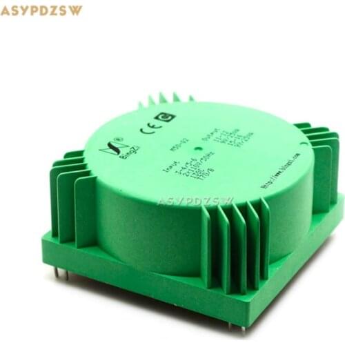 50VA Green Square 50W Sealed toroidal transformers M50-02 Output voltage AC dual 9V(2*9V)