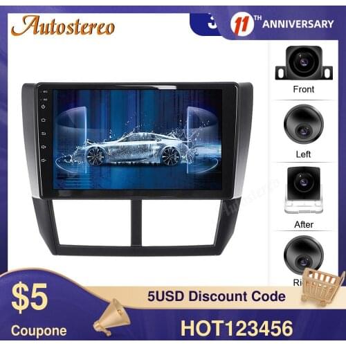 360 CAM For Subaru Forester WRX 2008-2014 Android 10.0 Car Radio GPS Multimedia Player Carplay Android Auto Navigation Head Unit