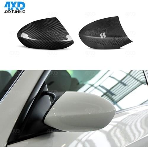 E90 M3 Dry Carbon Fiber Mirror Cover For BMW M3 E92 E93 1M E82 2008 2009 2010 2011 2012 2013 Side RearView Mirror Cover