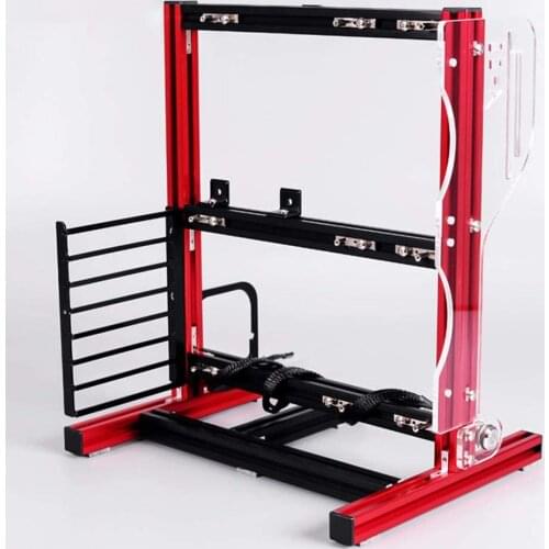 Computer Motherboard Case ATX/M-ATX/ITX Open Chassis Vertical Overclocking Aluminum Frame Chassis Rack,Good Heat Dissipation