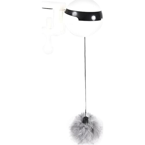 Electric Cat Toy Balls Automatic Lifting , Interactive Funny Pet Toy Catching Game