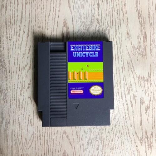 Excitebike Unicycle - 72 pins 8bit game cartridge