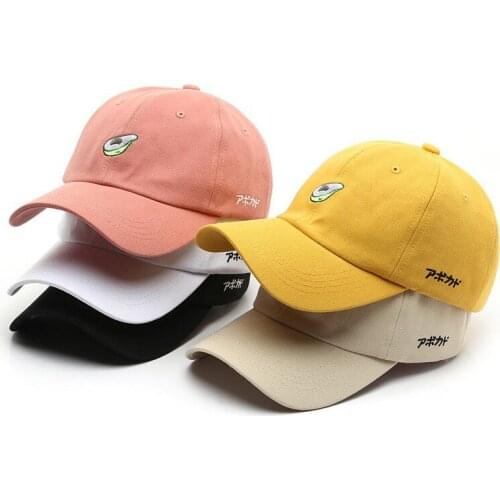 Hat Japanese Spring And Summer Little Fresh Avocado Bent Brim Baseball Hat Outdoor Leisure Travel Female Sunscreen Hat Male