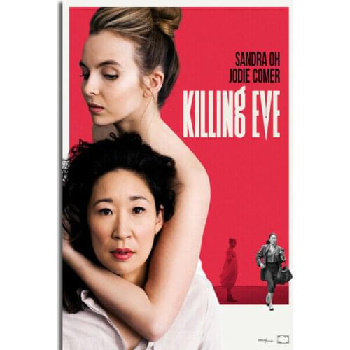 Killing Eve Hot TV Series 2 Silk Fabric Wall Poster Art Decor Sticker Bright