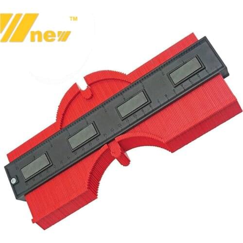 Contour Gauge Plastic Profile Gauge Multifunctional Shape Duplicator Edge Shaping Measure Ruler for Professional Precise