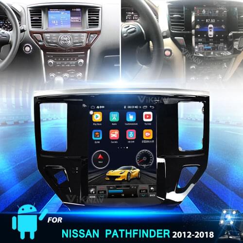 Android 10.0 Car Radio GPS Tape Recorder for Nissan Pathfinder 2012-2018 Tesla style Auto Stereo Receiver Multimedia Player