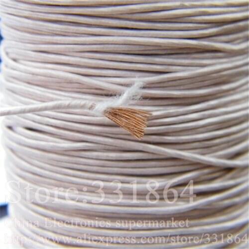 1.69mm 0.1mmX160 strands,(10m /pc) Mine antenna Litz wire,Multi-strand polyester silk envelope braided multi-strand wire