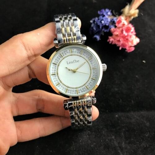 Fashion Brand Quartz Watch Silver Rose Stainless steel butterfly clasp Women Watches Female Diamond Clock Reloj Mujer Relogios