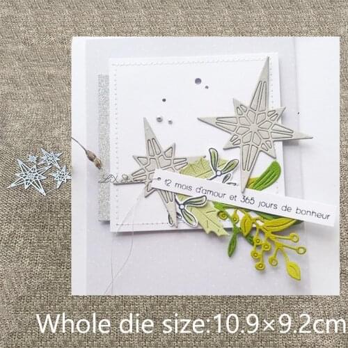 New Design Craft Metal stencil Cutting Dies 4pcs geometric stars decoration scrapbook die cuts Album Paper Card Craft Embossing