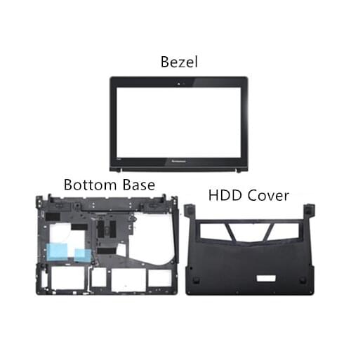 New Original For Lenovo Y400 Y400N Y410P Y430P LCD Front Frame Bezel Bottom Base Bottom HDD Ram Cover