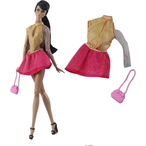 30cm for barbie Doll clothes Dress Fashion Casual doll suit for licca For Barbie Doll Accessories Baby Toys Best Girl' Gift