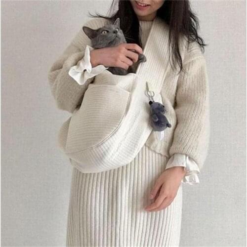 Dog cat Single-shoulder Travel Carrier Pet Handmade Bag Small Pet Outdoor Travel Handbag Sling Comfort Travel Tote Shoulder Back