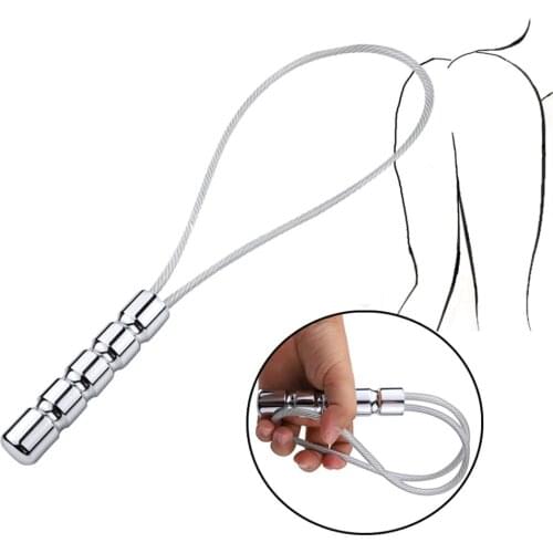 BDSM Torture Wirerope Whip Adult Game Slave Punishment Metal Spanking Flogger Ass Fetish SM Sex Toys For Couples Sex Products
