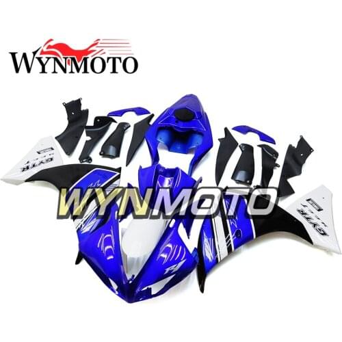 Full ABS Plastic Injection Dark Blue White Covers New Motorcycle Fairings For Yamaha YZF R1 Year 09 10 11 Fairing Kit Body Frame
