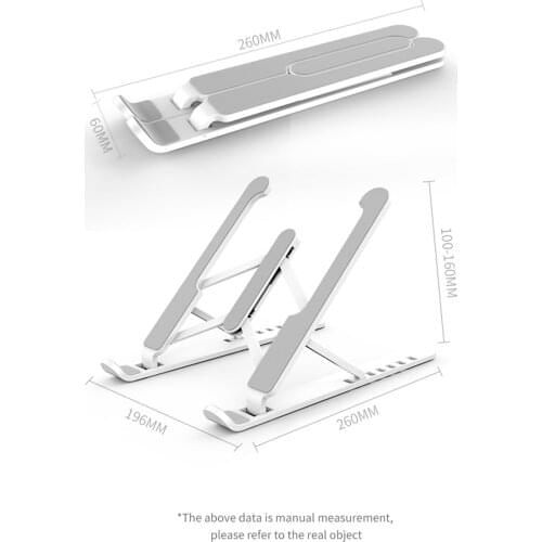 Adjustable Foldable Laptop Stand Non-slip Desktop Laptop Holder Notebook Stand sFor Notebook Macbook Pro Air iPad Pro DELL HP