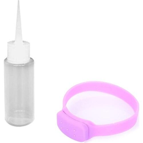 Handwashing Fluid Bracelet Silicone Gel Bracelet Recyclable Multicolor Portable