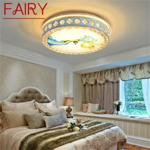FAIRY Modern Ceiling Light LED Creative Crystal Lamp Fixtures Home For Bed Room Decoration