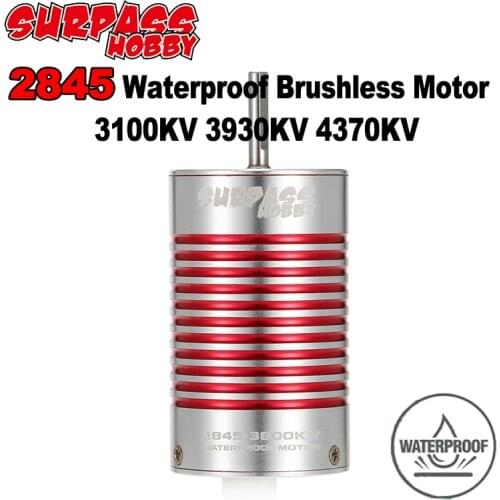 Surpass Hobby Platinum Waterproof Series 2845 Brushless Motor 4370KV 3100KV 45A ESC for 1/14 1/12 RC Car Remote Control Toys
