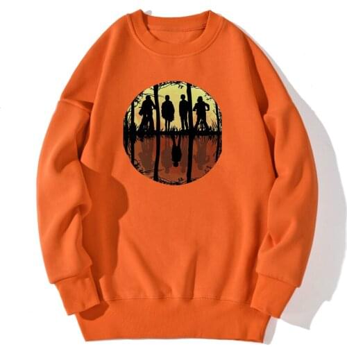 Sranger Things Sweatshirt Mens Hip Hop O-neck Hoodie Vintage Outwear Hipster Mans Clothes Retro Long Sleeve Sudaderas Masculino
