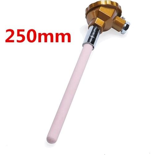 250mm S Type Pt-Rh Thermocouple High Temperature Resistance Thermocouple wrp-130 Temperature Thermocouple Temperature Measure