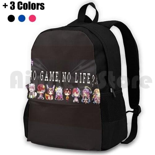 No Game No Life 38 Outdoor Hiking Backpack Riding Climbing Sports Bag No Game No Life Ngnl No Game No Life Sora Shiro Dola Riku