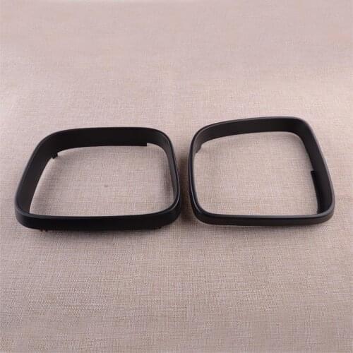 1 Pair Car Wing Mirror Housing Frame Exterior Bezel Ring Cap Fit For VW Transporter T5 Caddy 2003 2004 2005 2006 2007 -2010