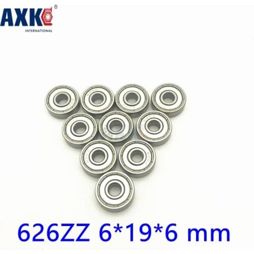 2019 Hot Sale Rolamentos Rodamientos 10pcs Free Shipping 626z Abec5 626 Zz Miniature Deep Groove Ball Bearing 626zz 6*19*6 Mm