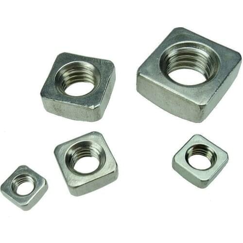 304 Stainless Steel Square Nuts M4 M5 M6 M8 M10
