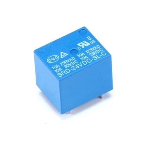 5PCS SRD-12VDC-SL-C 12VDC 10A 250V AC Power relay PCB Type T73-12V 5 feet SRD-12VDC-SL-C 10A 125V AC New original