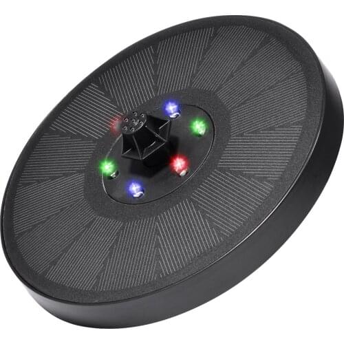 7V/3W LED Solar Water Fountain Garden Decoration Fountain Is Suitable For Bird Bathtub Pond Swimming Pool Fish Tank Aquarium