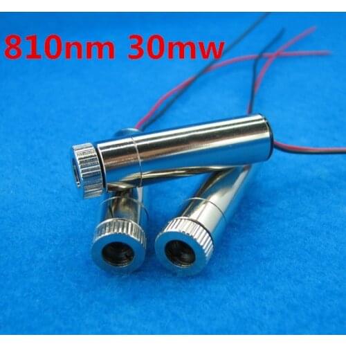 Fast Free Ship 5VDC 810nm 30mw infrared laser Module( light point type)