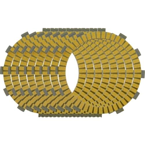 8pc For Yamaha XVS1100 WR250Z YZ250 WR450 F YFZ450R YFZ45YSS YFZ450 RSE Motorcycle Engine Friction Clutch Plate Motorbike Parts